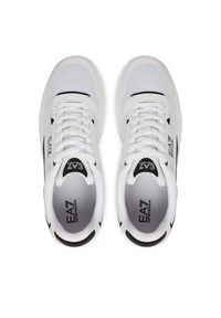 EA7 Emporio Armani Sneakersy 7X000650 AF23102 MZ021 Biały. Kolor: biały. Materiał: skóra #4