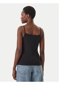 Calvin Klein Jeans Top LV047F259G Czarny Slim Fit. Kolor: czarny. Materiał: bawełna #2