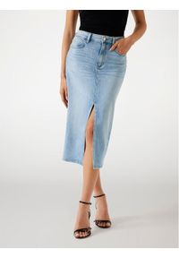 Guess Spódnica 176609 Niebieski Classic Fit. Kolor: niebieski