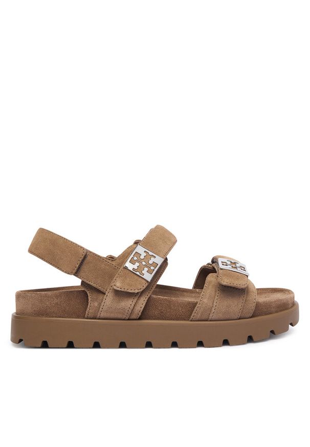 Sandały Tory Burch. Kolor: beżowy