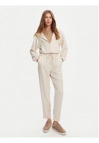 Marella Bluza Daria 2513041045 Écru Regular Fit. Materiał: syntetyk