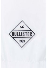 Hollister Co. kurtka męska kolor biały zimowa. Kolor: biały. Materiał: poliester. Sezon: zima #2