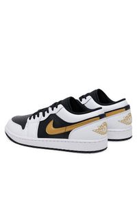 Nike Sneakersy Air Jordan 1 Low 553558 Czarny. Kolor: czarny. Materiał: skóra. Model: Nike Air Jordan #4