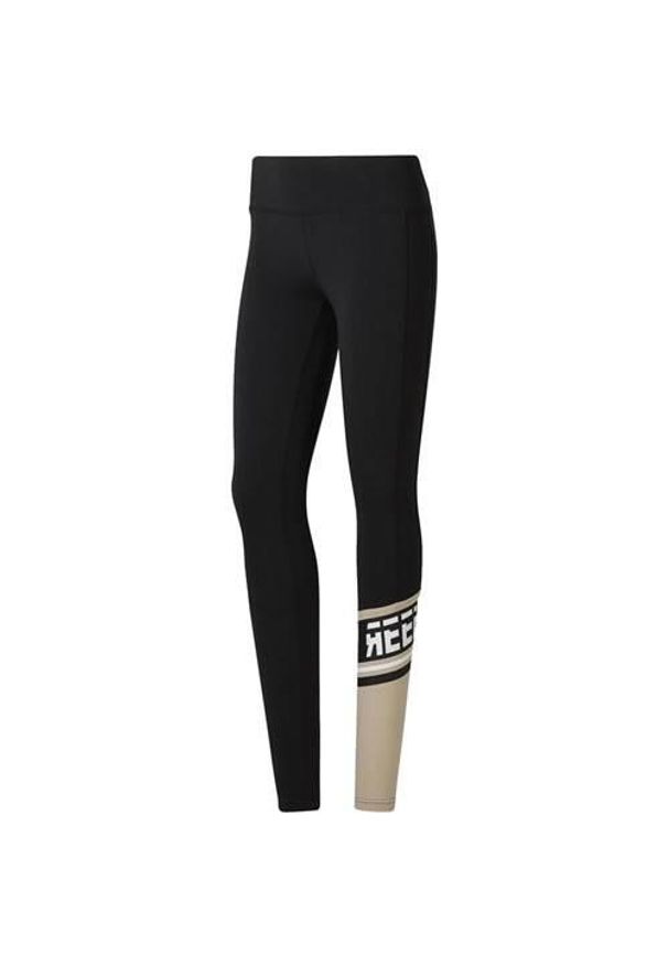 Spodnie sportowe damskie Reebok Meet You There. Kolor: czarny. Długość: długie