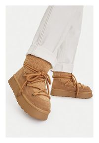 Badura Śniegowce EO-AMY-TS6286-01 Brązowy. Kolor: brązowy. Materiał: skóra, zamsz #2