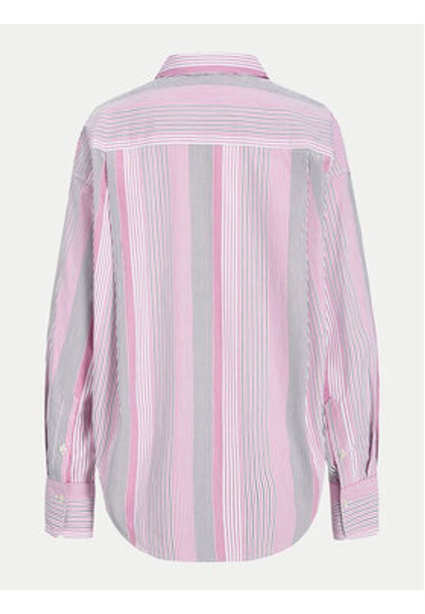 JJXX Koszula Jamie 12200353 Różowy Relaxed Fit. Kolor: różowy. Materiał: bawełna