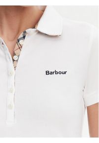 Barbour Polo LML0634WH33 Biały Regular Fit. Typ kołnierza: polo. Kolor: biały. Materiał: bawełna #4