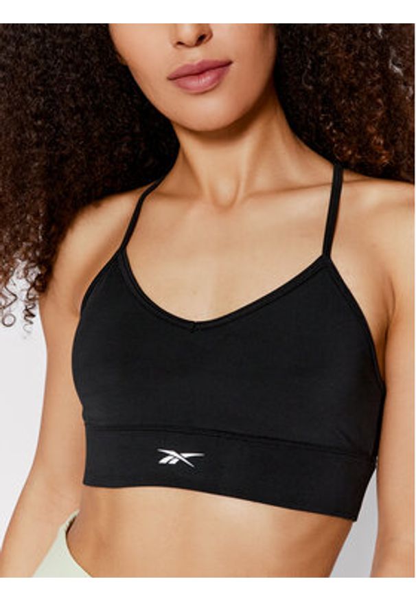 Reebok Biustonosz sportowy Workout Ready GR9473 Czarny. Kolor: czarny. Materiał: syntetyk