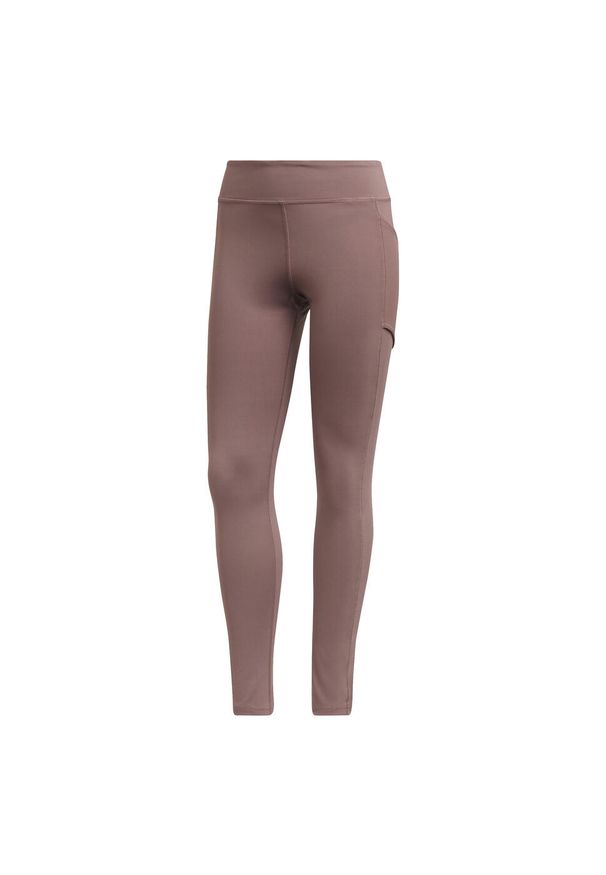 Adidas - Legginsy damskie adidas Tennis Match. Kolor: brązowy. Sport: tenis