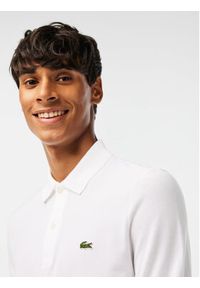 Lacoste Polo PH4013 Biały Regular Fit. Typ kołnierza: polo. Kolor: biały. Materiał: bawełna