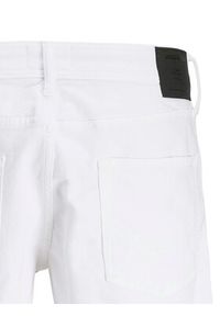 Jack & Jones - Jack&Jones Szorty jeansowe Rick 12274985 Biały Regular Fit. Kolor: biały. Materiał: bawełna #4