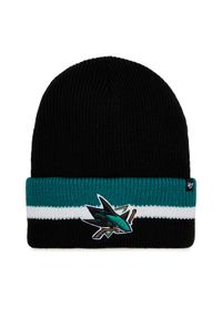 47 Brand Czapka NHL San Jose Sharks Split Cuff 47 H-SPLCC22ACE-BK Czarny. Kolor: czarny. Materiał: akryl, materiał