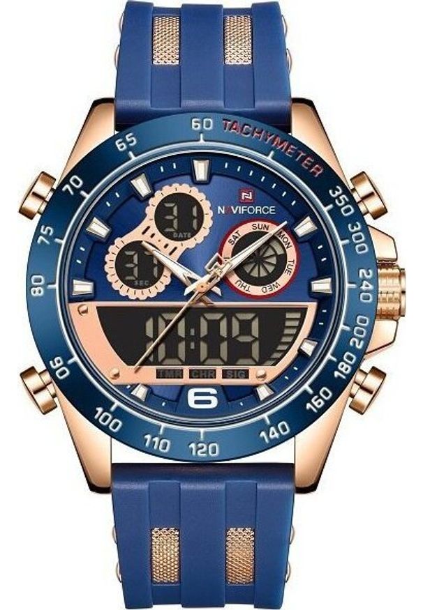 NoName - Zegarek ZEGAREK MĘSKI NAVIFORCE NF9188T - (zn121e) + BOX