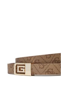 Guess Pasek Damski BW9186 P4420 Beżowy. Kolor: beżowy. Materiał: skóra #3