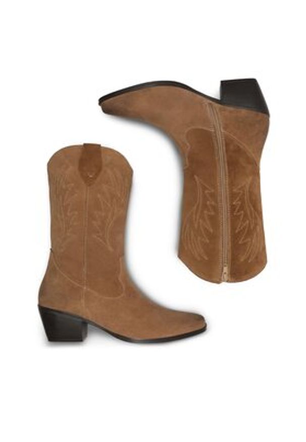 Lasocki Kozaki WI16-RIVER-03 Brązowy. Kolor: brązowy. Materiał: skóra, zamsz