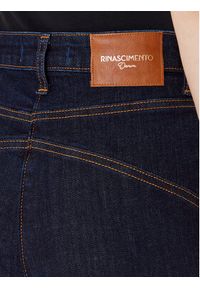 Rinascimento Jeansy CFC0126161003 Granatowy Flare Fit. Kolor: niebieski #3