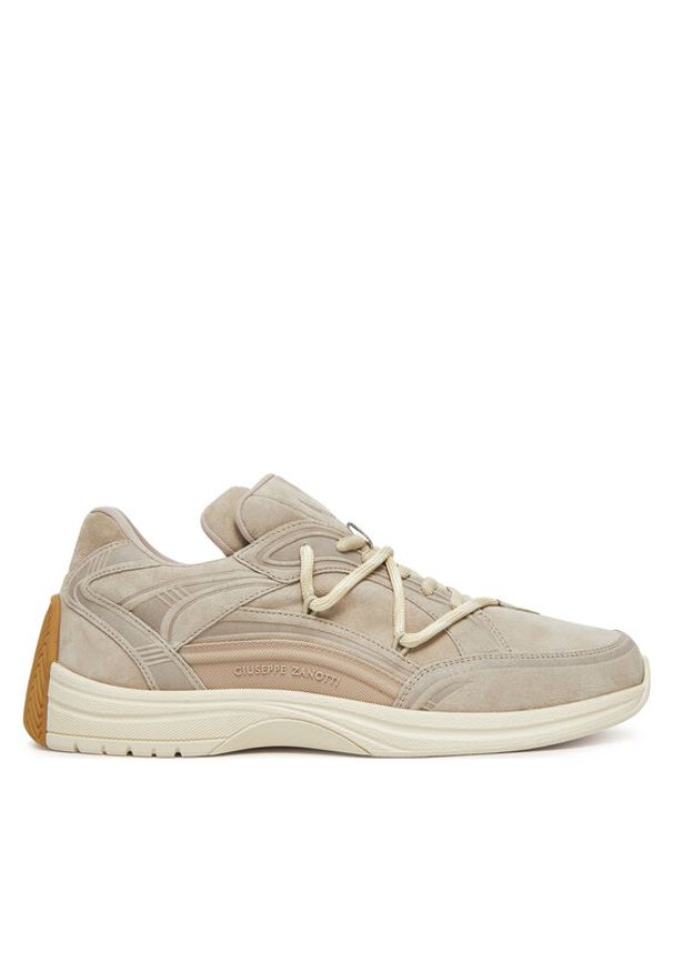 Giuseppe Zanotti Sneakersy RM50009/003 Szary. Kolor: szary. Materiał: zamsz, skóra