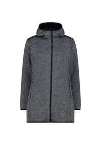 Płaszcz damski turystyczne CMP 34H2556. Kolor: czarny. Materiał: polar #1