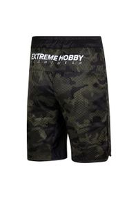 Spodenki do Grapplingu MMA BJJ K1 męskie EXTREME HOBBY HAVOC. Kolor: zielony. Materiał: poliester