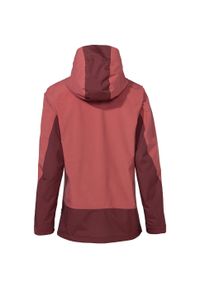 Kurtka przeciwdeszczowa damska Vaude Neyland 2.5L Jacket. Kolor: czerwony. Materiał: softshell. Sport: turystyka piesza #2