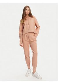 Lacoste Spodnie dresowe XF0343 Pomarańczowy Regular Fit. Kolor: pomarańczowy. Materiał: bawełna #3