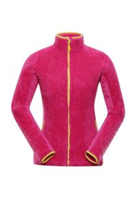 ALPINE PRO - Bluza Damska Alpine Pro Wicha XL - Ciepły i Oddychający Polar. Kolor: zielony. Materiał: polar. Sezon: zima