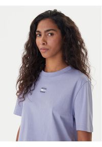 Tommy Jeans T-Shirt Badge DW0DW22202 Niebieski Boxy Fit. Kolor: niebieski. Materiał: bawełna #4