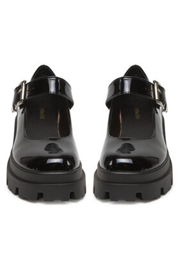 DeeZee Półbuty 8-3-A Czarny. Kolor: czarny. Materiał: skóra