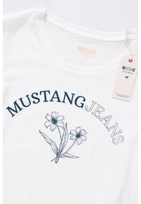 Mustang - MUSTANG T SHIRT DAMSKI Alina C Print Cloud Dancer 1008934 2020. Wzór: nadruk #3