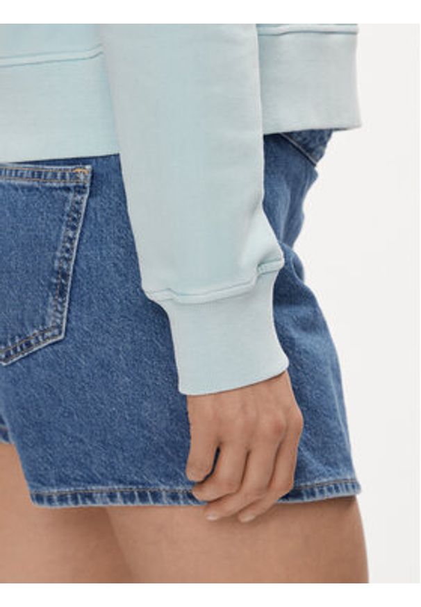 Pepe Jeans Bluza Lana PL581430 Niebieski Regular Fit. Kolor: niebieski. Materiał: bawełna