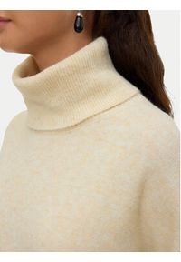 Vero Moda Sukienka dzianinowa Aquarius 10331900 Beżowy Regular Fit. Kolor: beżowy. Materiał: syntetyk