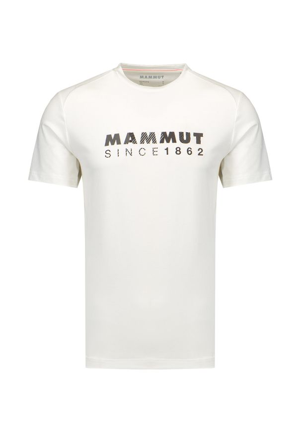 Mammut - T-shirt MAMMUT TROVAT. Materiał: tkanina. Wzór: nadruk, napisy, geometria. Sport: outdoor