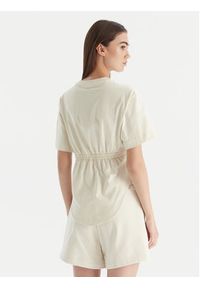 Adidas by Stella McCartney - adidas by Stella McCartney T-Shirt JX6775 Beżowy Regular Fit. Kolor: beżowy. Materiał: bawełna #3