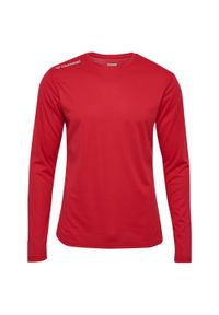 Dżersej z długim rękawem Hummel Run. Kolor: czerwony, różowy, wielokolorowy. Materiał: jersey. Długość rękawa: długi rękaw. Długość: długie. Sport: bieganie #1