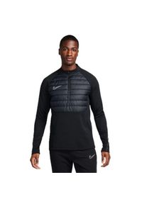 Nike - Męska Zimowa Bluza Academy Warrior. Kolor: czarny. Sezon: zima