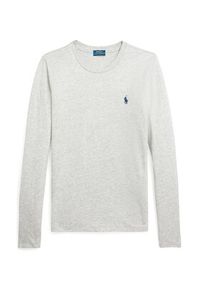 Polo Ralph Lauren Bluzka 211898699004 Szary Regular Fit. Typ kołnierza: polo. Kolor: szary. Materiał: bawełna #3