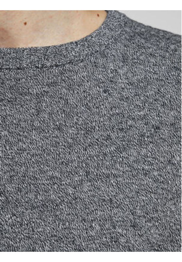 Jack & Jones - Jack&Jones Sweter Basic 12137190 Szary Regular Fit. Kolor: szary. Materiał: bawełna
