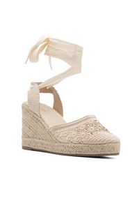DeeZee Espadryle WSS-100722-01 Beżowy. Kolor: beżowy. Materiał: materiał #2