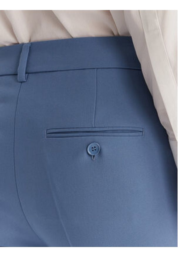 Weekend Max Mara Spodnie materiałowe Rana 2615131021 Błękitny Slim Fit. Kolor: niebieski. Materiał: syntetyk