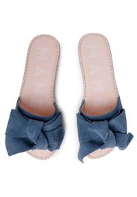 Manebi Espadryle Sandals With Bow K 1.3 J0 Niebieski. Kolor: niebieski. Materiał: zamsz, skóra #4