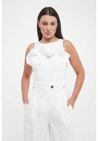 Elisabetta Franchi - Top damski z falbaną ELISABETTA FRANCHI #1