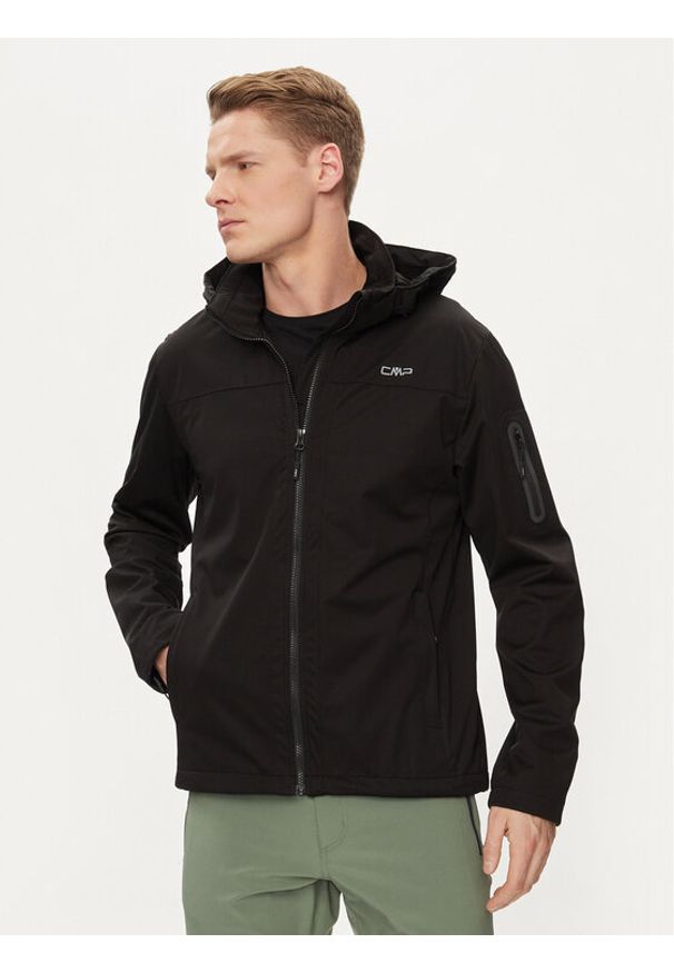 CMP Kurtka przeciwdeszczowa 39A5027 Czarny Regular Fit. Kolor: czarny. Materiał: syntetyk