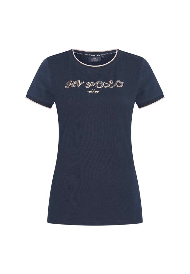 HV POLO - Koszulka damska HV Polo Heather. Typ kołnierza: polo. Kolor: niebieski