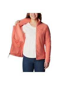 columbia - Polar turystyczny damski Columbia Fast Trek II Jacket. Kolor: pomarańczowy. Materiał: poliester