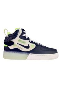 Buty do chodzenia damskie Nike Air Force 1 Mid React. Okazja: na co dzień. Zapięcie: rzepy. Kolor: wielokolorowy. Materiał: syntetyk, tkanina, materiał. Szerokość cholewki: normalna. Model: Nike Air Force. Sport: turystyka piesza