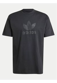 Adidas - adidas T-Shirt Mono IZ2527 Czarny Regular Fit. Kolor: czarny. Materiał: bawełna #6