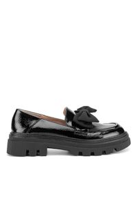 DeeZee Loafersy TYA56-J128 Czarny. Kolor: czarny. Materiał: syntetyk, materiał