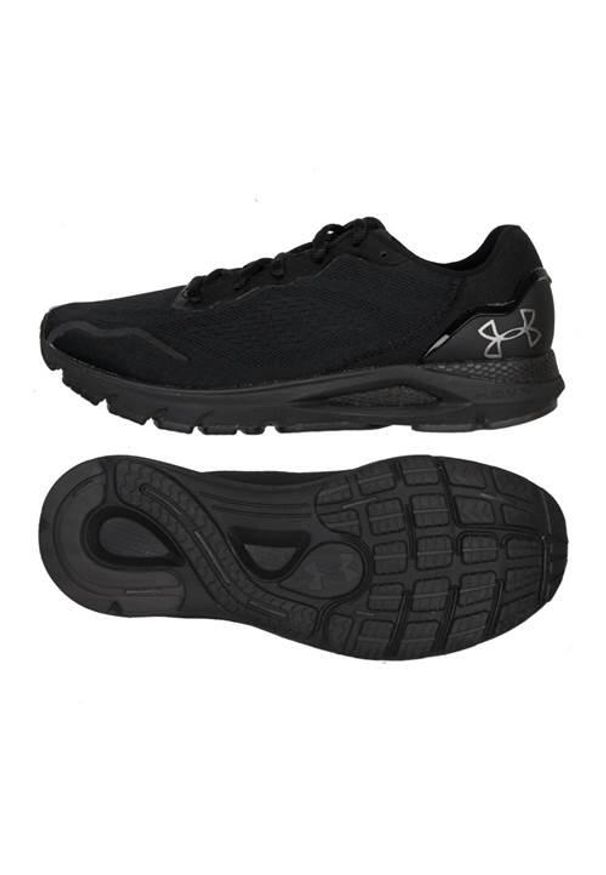 Buty do biegania męskie Under Armour Hovr Sonic 6. Zapięcie: sznurówki. Kolor: czarny. Materiał: guma, syntetyk, tkanina, materiał. Szerokość cholewki: normalna