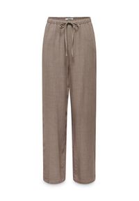 only - ONLY Spodnie materiałowe Siesta 15322263 Brązowy Regular Fit. Kolor: brązowy. Materiał: wiskoza #8