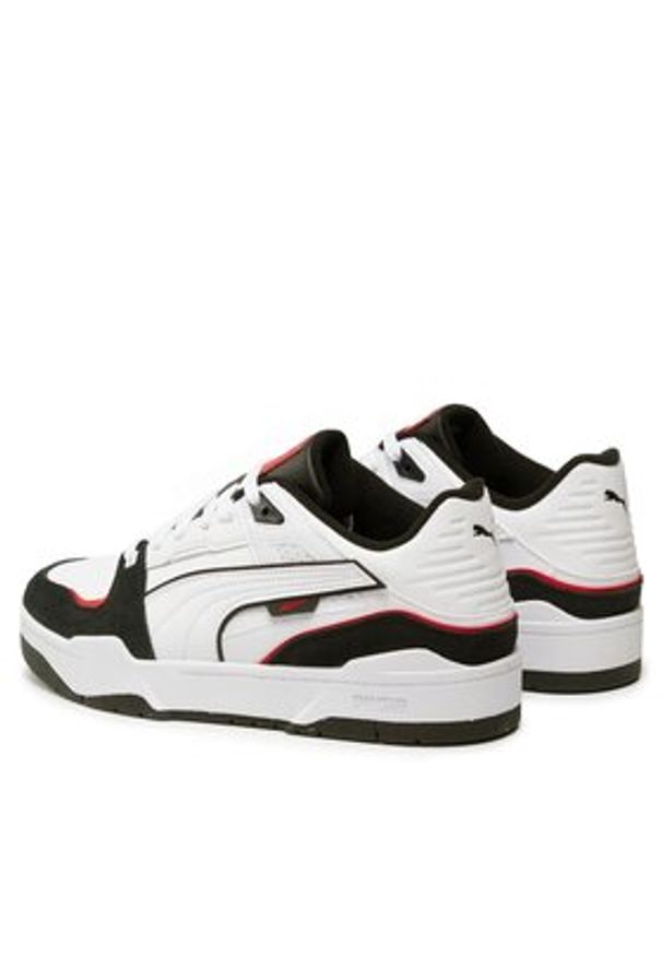 Puma Sneakersy Slipstream Bball Mix 393787 01 Biały. Kolor: biały. Materiał: skóra